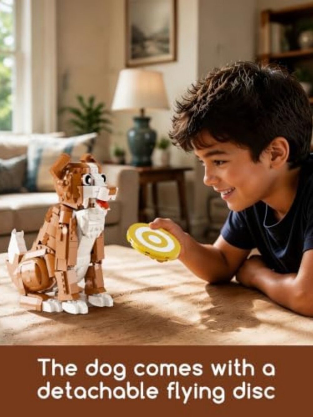 3-in-1 Orange Cat Building Set | Create Cat, Dog & Rabbit Models - Fun Toy! - Picture 6 of 6